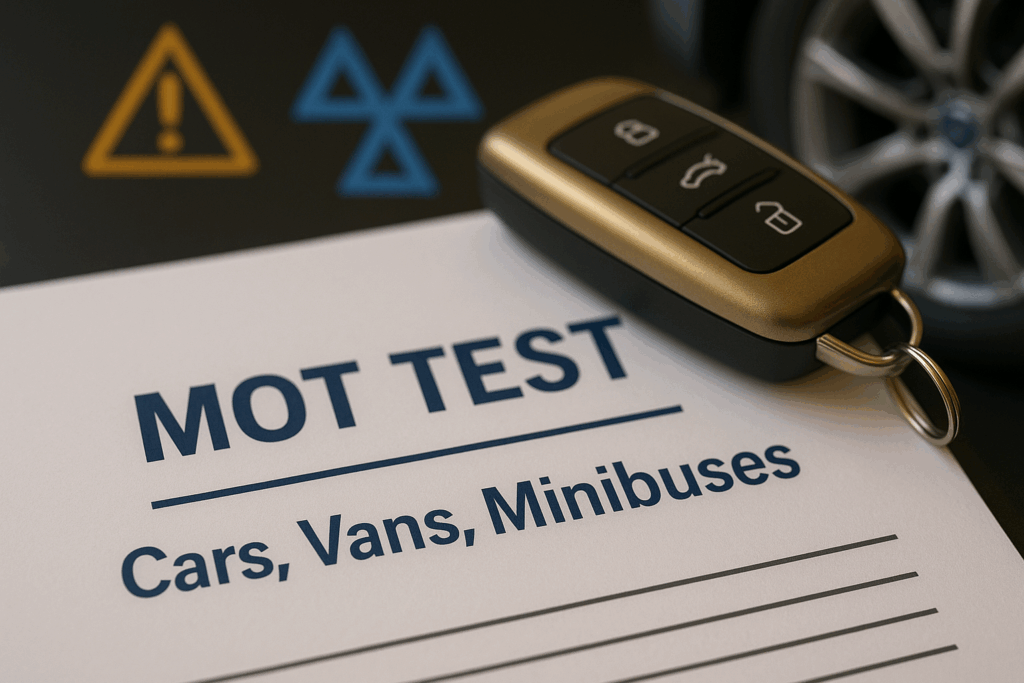 Class IV MOT Explained - Cars, Vans, Minibuses