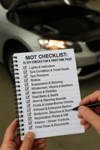MOT Checklist - 15 DIY Checks for a First-Time Pass