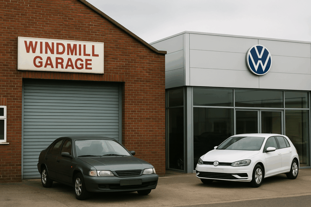 Independent Garage vs Dealer - Cost Comparison